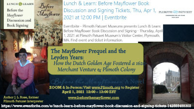 Plimoth Patuxet Lunch and Learn - April 1, 2021